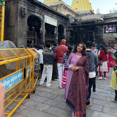 Rust Cotton Kurta with Pant