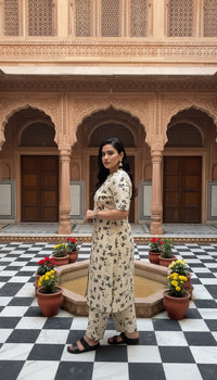 Black Pure Cotton Kurta and Pants