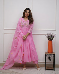 Pure Cotton Kurta and Pants with Dupatta