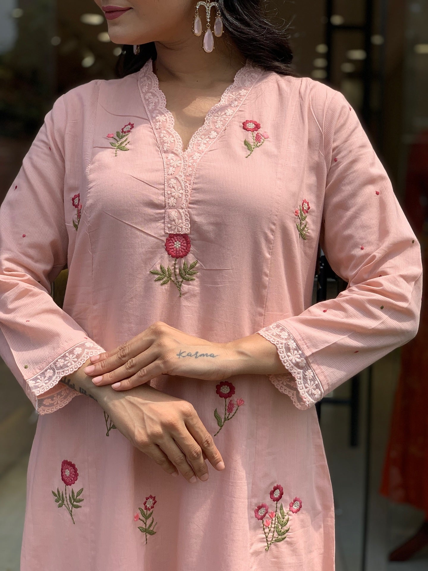 Pure Cotton Kurta and Pants with Dupatta