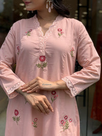 Pure Cotton Kurta and Pants with Dupatta
